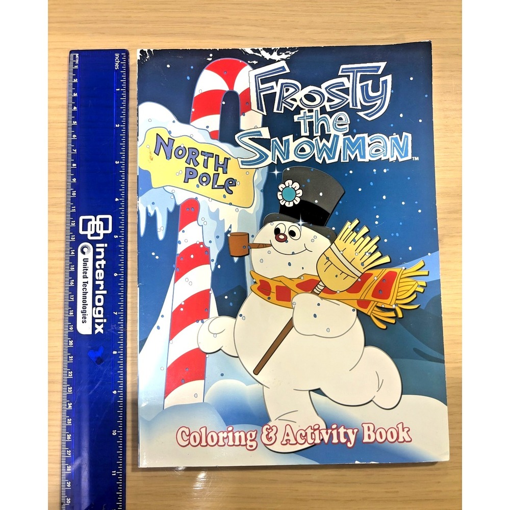 Frosty The Snowman North Pole Coloring & Activity Book 2012 Kids Workbook